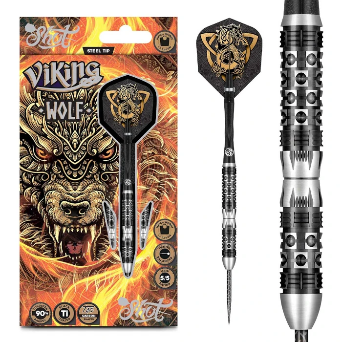 profi premium darts nyíl shot viking wolf 90%