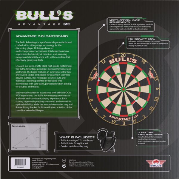 Bull's Advantage 701 Darts Tábla