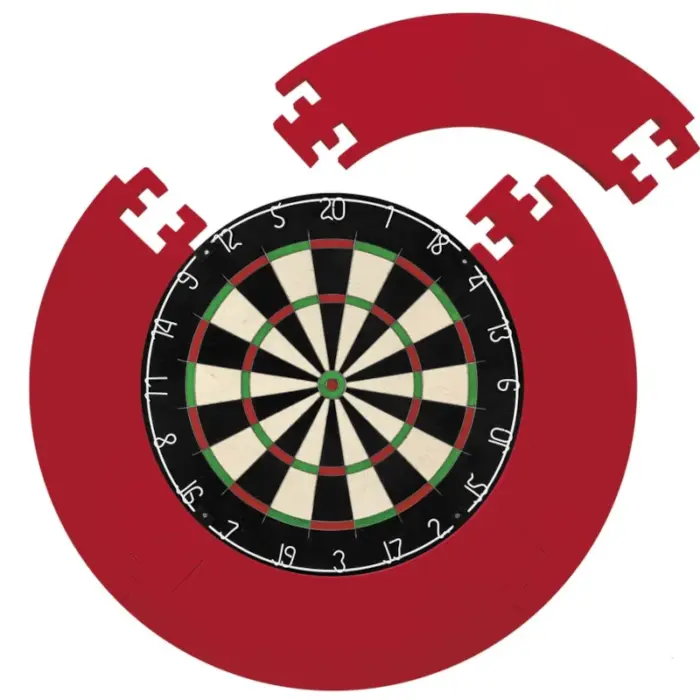 darts falvédő piros