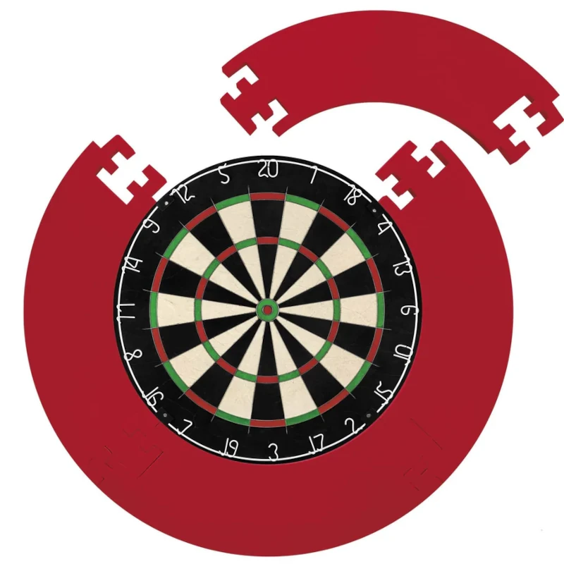 darts falvédő piros