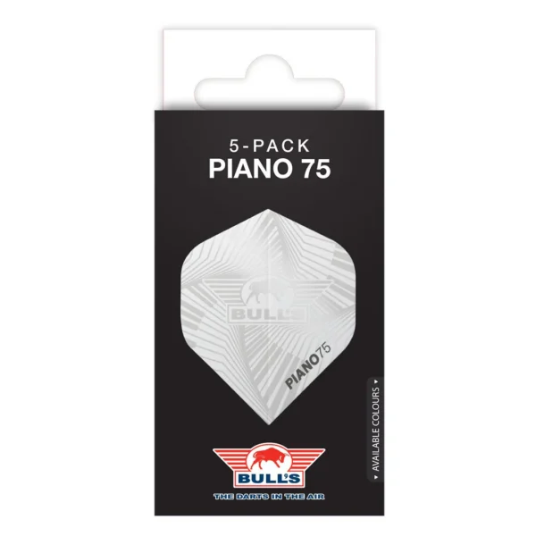 Darts Toll Bull's Piano 75 No.2 | 5 Szett Fehér - Image 2