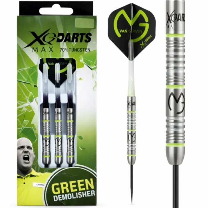 michael van gerwen darts szett qxmax green demolisher 70%