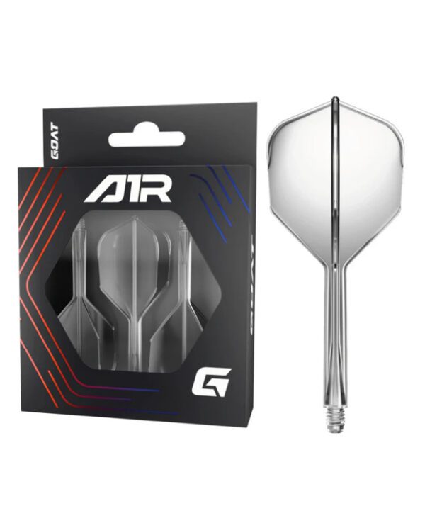 GOAT A1R XFLEX Darts Toll és Szár Egyben – Közepes, Átlátszó A GOAT A1R XFLEX egy prémium minőségű darts toll és szár kombináció, amely maximális stabilitást és tartósságot biztosít játék közben. Az egybeépített kialakításnak köszönhetően a toll és a szár tökéletesen illeszkedik egymáshoz, így nincs szükség külön rögzítésre, és jelentősen csökken a sérülés vagy törés esélye. Közepes méret – ideális egyensúlyt teremt a stabilitás és a repülési sebesség között Átlátszó design – letisztult, modern megjelenés XFLEX technológia – rugalmas, mégis rendkívül erős anyagból készült Egybeépített toll és szár – hosszabb élettartam, kevesebb csere Precíz irányítás – segít a pontosabb dobásokban A GOAT A1R XFLEX tökéletes választás mind hobbijátékosok, mind versenyzők számára, akik megbízható és stílusos darts kiegészítőt keresnek.
