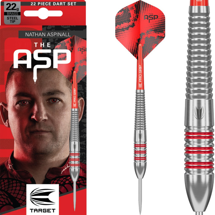 target nathan aspinall brass darts nyíl