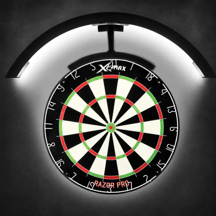 darts tábla világítás xqmax saturn