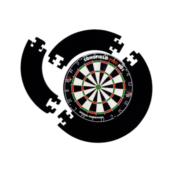 Darts falvédő fekete