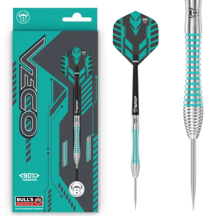 bull's veco v2 profi darts nyíl 90% volfrám