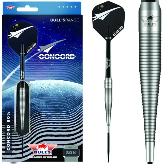 bull's concord 80% tungsten darts nyíl