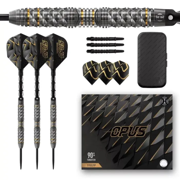 harrows opus 90% darts szett - darts tok