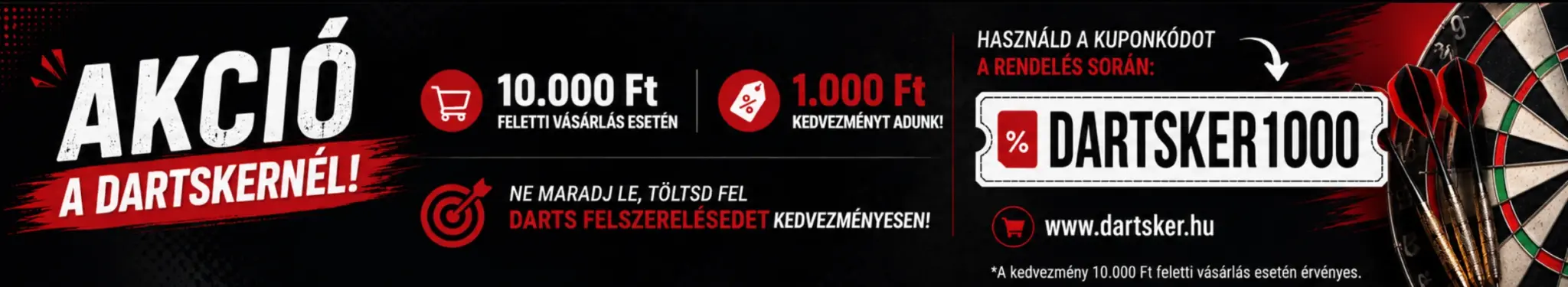 darts kedvezmény